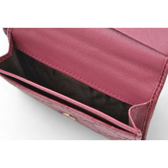Gucci Guccishima Mini Wallet Coin Purse GG Leather Dusty Pink Wallet - Picture 9 of 10